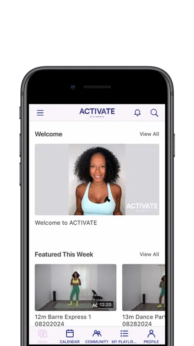 ภาพหน้าจอของ ACTIVATE with Amanda Baxter