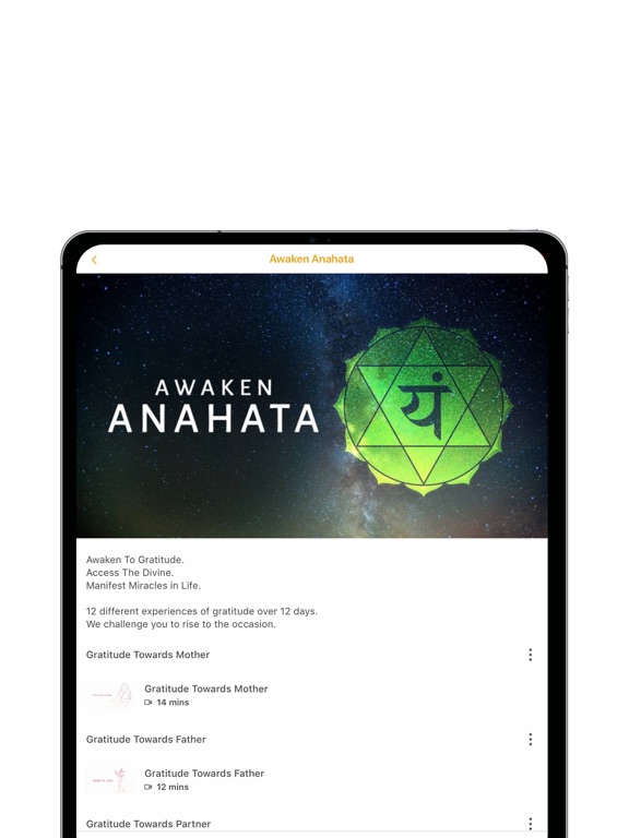 Oneness Yoga iPad  Screenshots