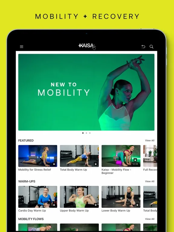 تصاویر KaisaFit: Mobility + Recovery iPad 