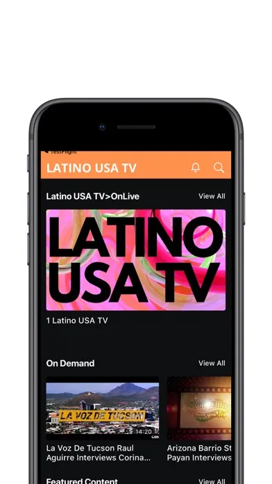 Tangkapan skrin Latino USA TV