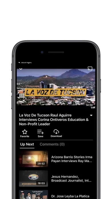 Tangkapan skrin Latino USA TV