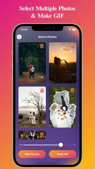 Ảnh chụp màn hình của Video To GIF: Make GIF