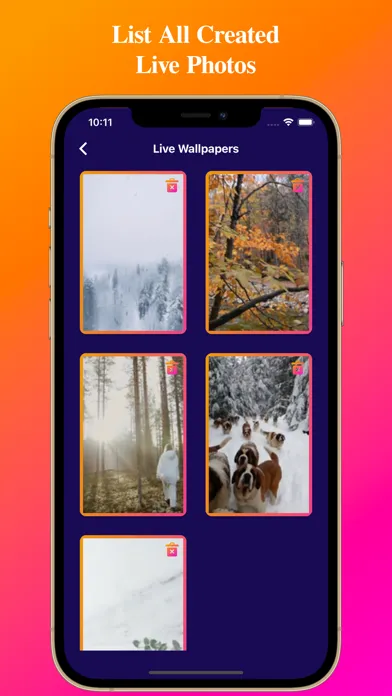 Video To Live Wallpapers স্ক্রিনশট