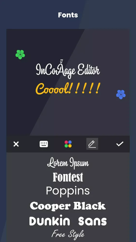 Capturas de pantalla de Photo Collage Editor