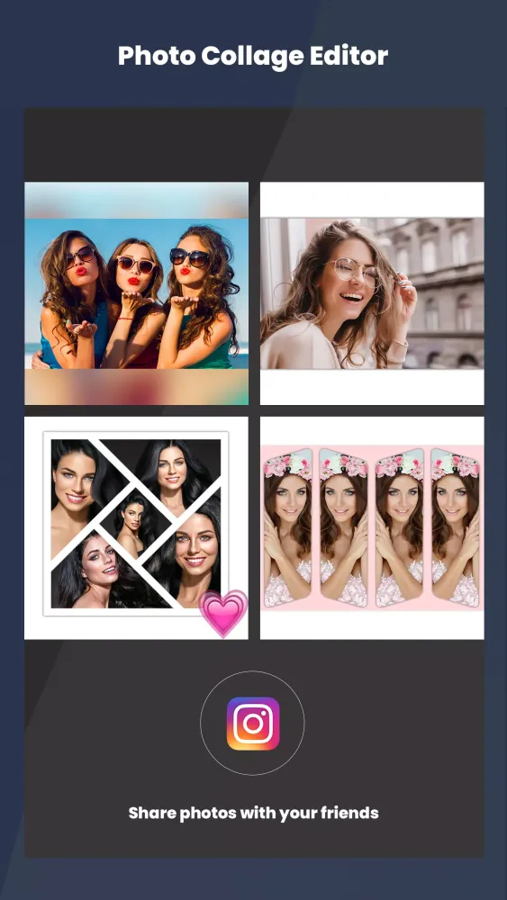 Capturas de pantalla de Photo Collage Editor