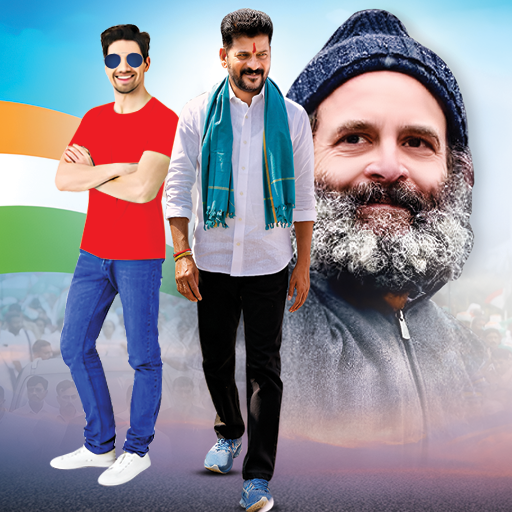 Revanth reddy photo frame edit