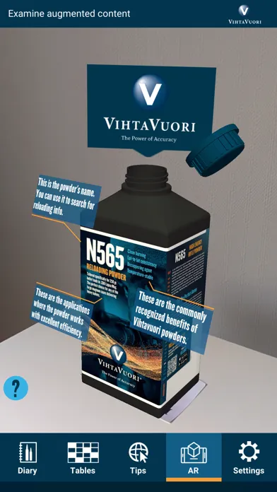 Vihtavuori Reload應用截圖