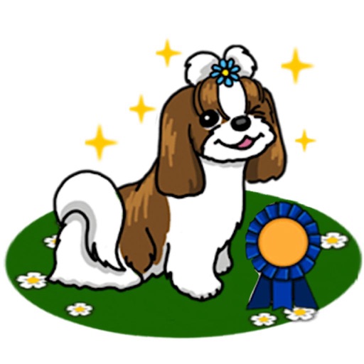 Sweet Shih Tzu Dog Sticker