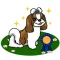 Sweet Shih Tzu Dog Sticker