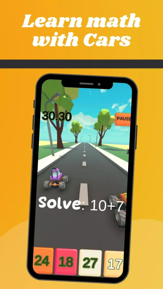 Math Race: cool math games Ekran Görüntüleri