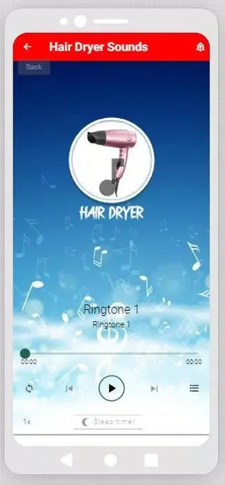 Скриншоты Hair Dryer Sounds