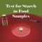 Test for Starch in Food Sample
