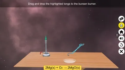 ภาพหน้าจอของ Chemical Reaction: State & Gas