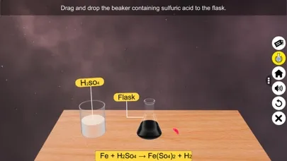 ภาพหน้าจอของ Chemical Reaction: State & Gas