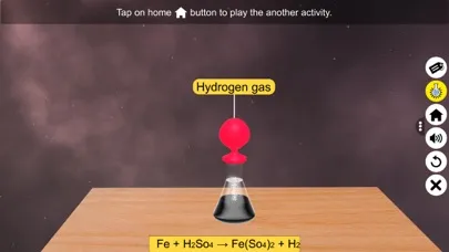 ภาพหน้าจอของ Chemical Reaction: State & Gas