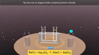 Screenshot di Double Displacement Reaction