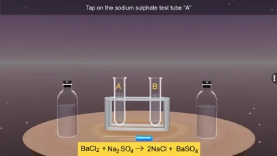 Screenshot di Double Displacement Reaction