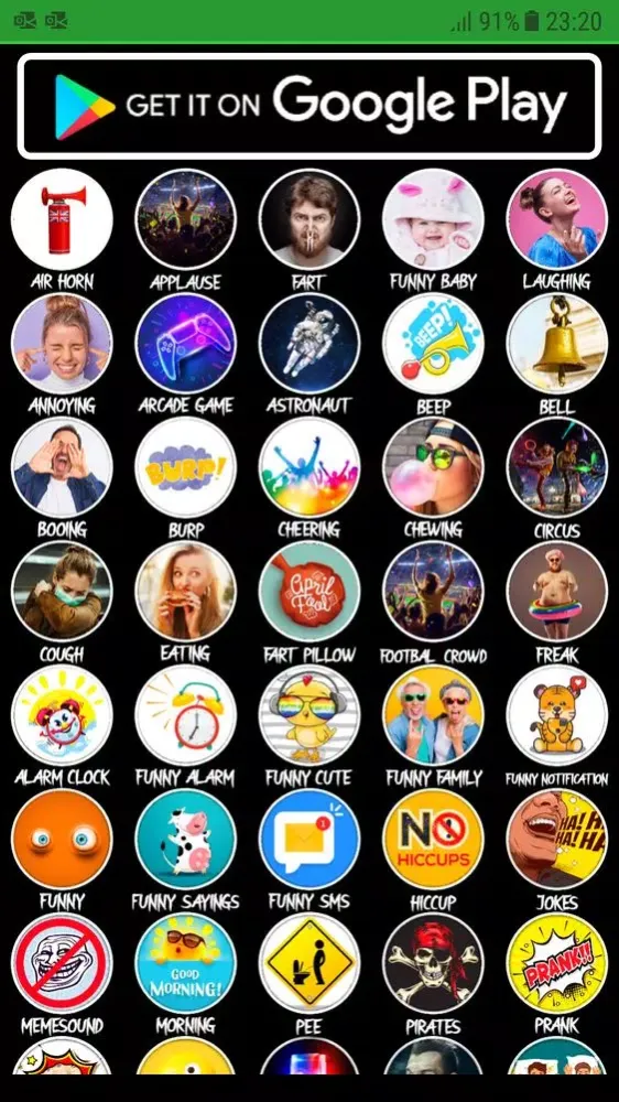 Capturas de pantalla de Pee Sounds - Prank Sounds