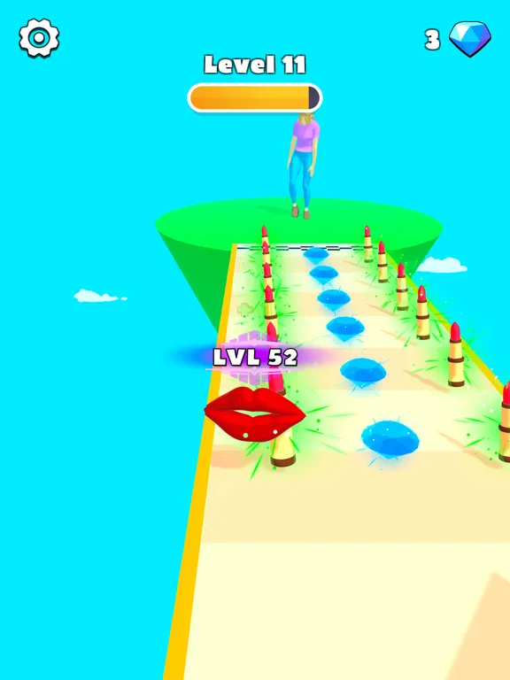 Ảnh chụp màn hình của Level Up Lips iPad 