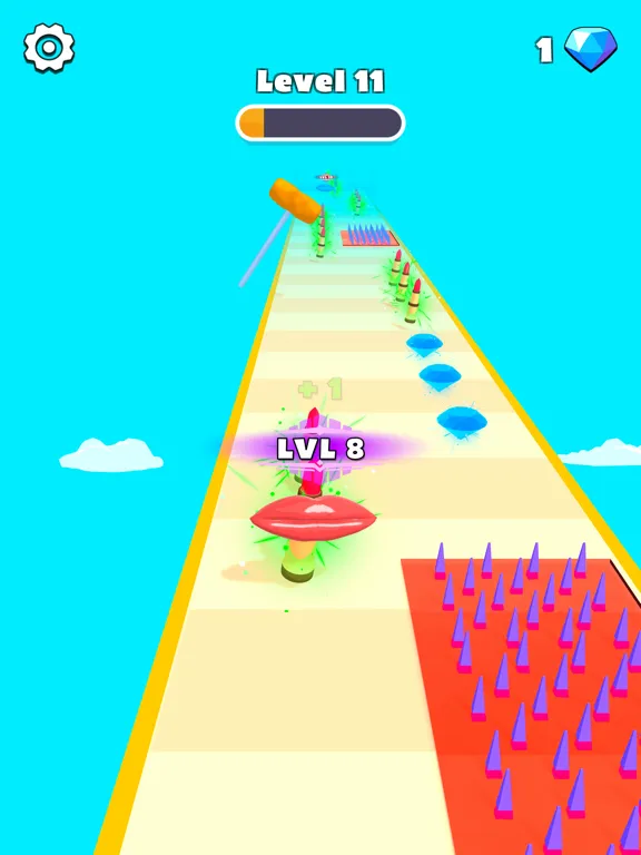 Ảnh chụp màn hình của Level Up Lips iPad 