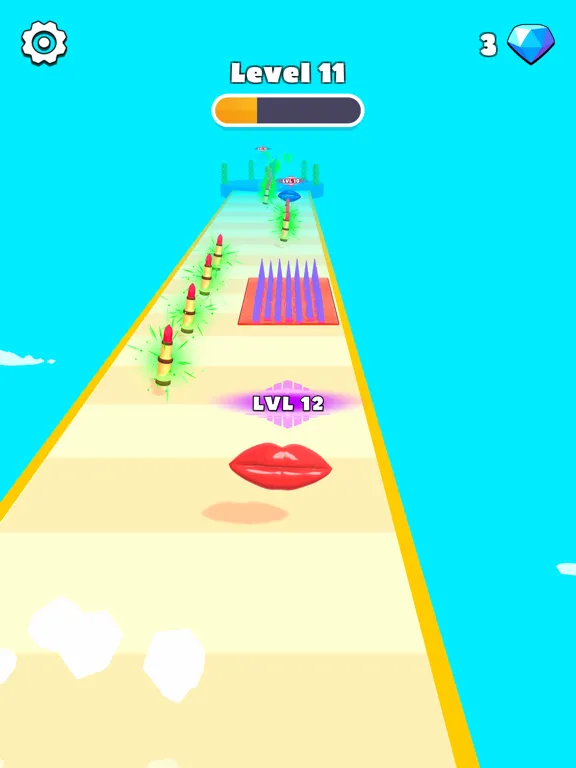 Ảnh chụp màn hình của Level Up Lips iPad 
