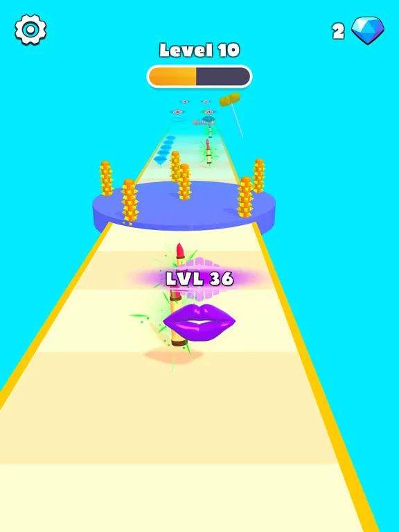 Ảnh chụp màn hình của Level Up Lips iPad 