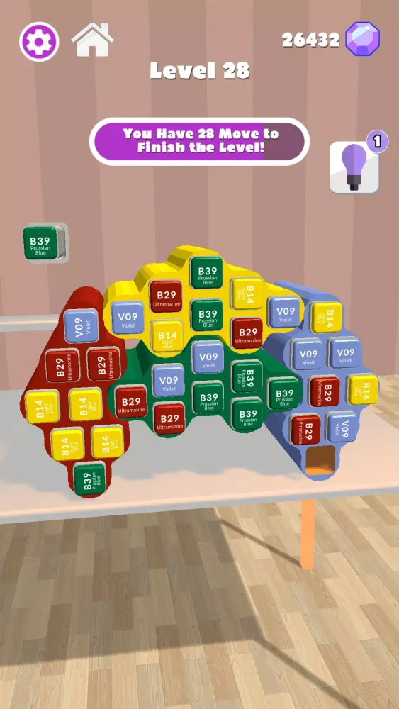 Ảnh chụp màn hình của Pyramid Puzzle