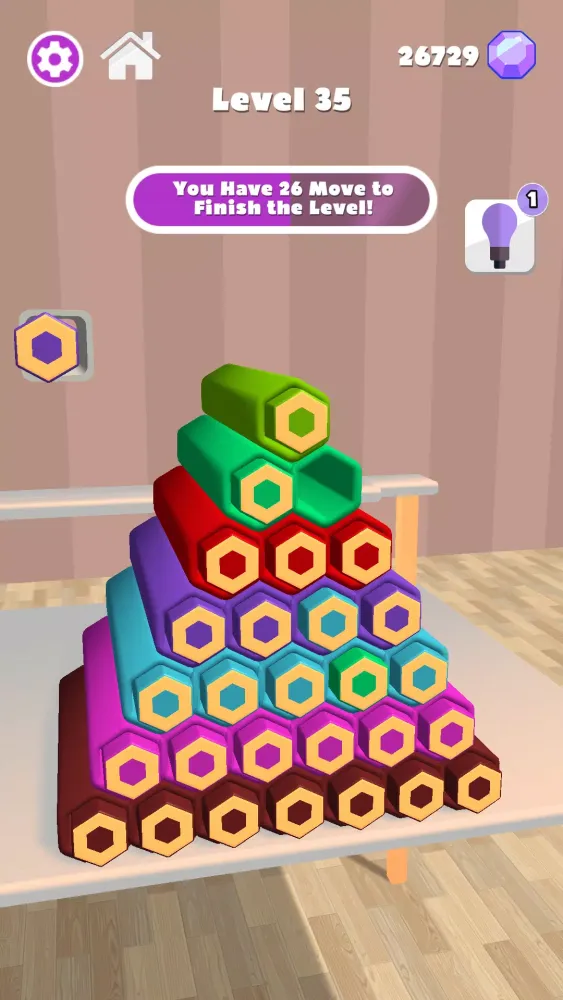 Ảnh chụp màn hình của Pyramid Puzzle