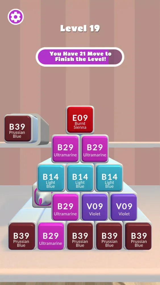Ảnh chụp màn hình của Pyramid Puzzle