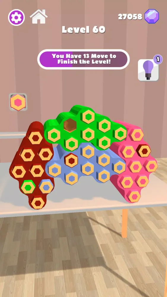 Ảnh chụp màn hình của Pyramid Puzzle
