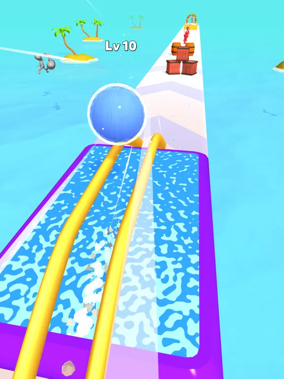 Capturas de tela do Rolling Man! 3D iPad 