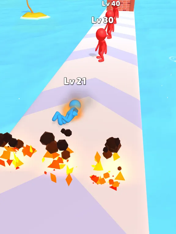 Capturas de tela do Rolling Man! 3D iPad 