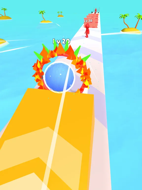 Capturas de tela do Rolling Man! 3D iPad 