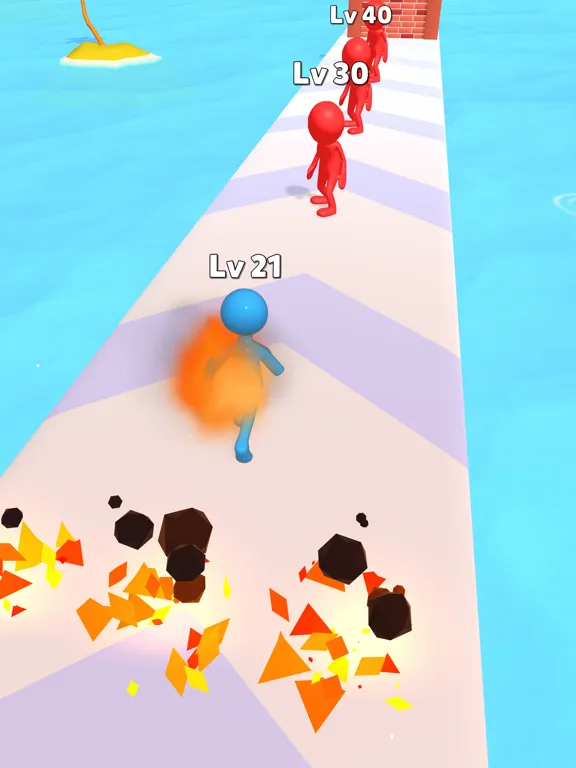 Capturas de tela do Rolling Man! 3D iPad 