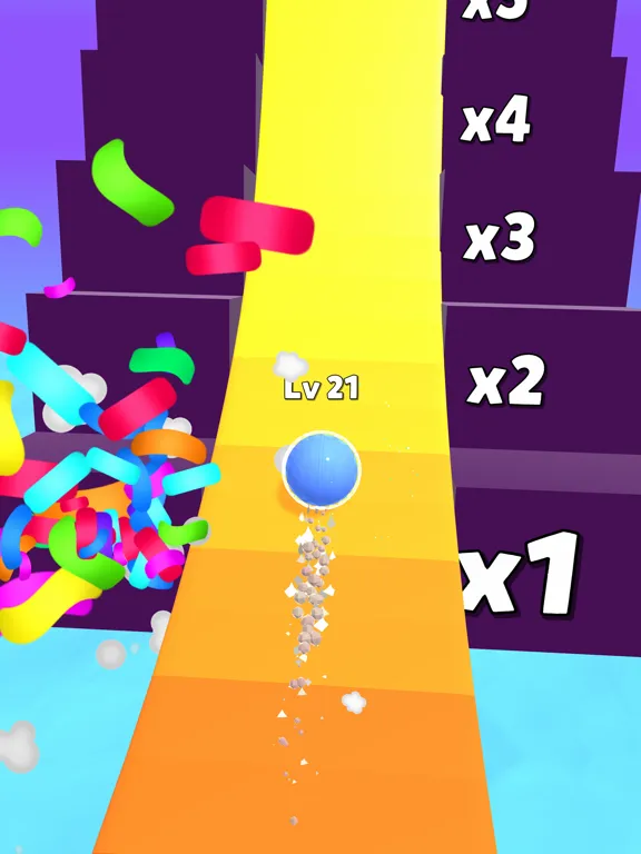 Capturas de tela do Rolling Man! 3D iPad 