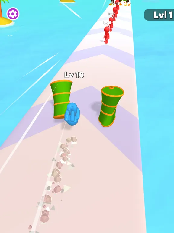 Capturas de tela do Rolling Man! 3D iPad 
