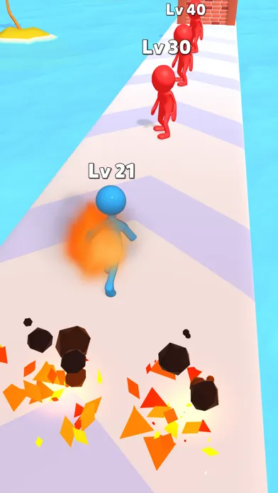 Capturas de tela do Rolling Man! 3D