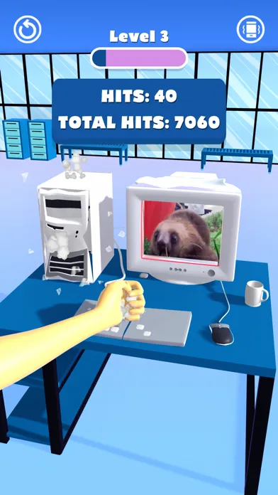 Capturas de tela do Smash Your PC