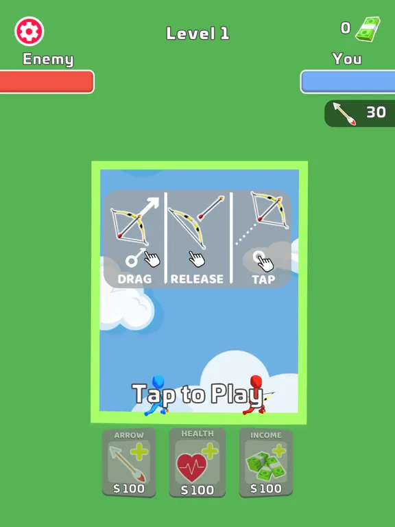 Tiny Archers! iPad  Ekran Görüntüleri