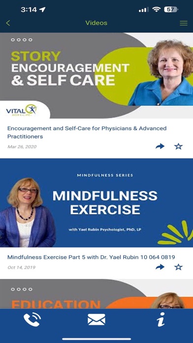 Tangkapan layar VITAL WorkLife App