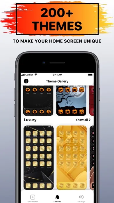 ภาพหน้าจอของ X Icon Changer: Icons & Themes