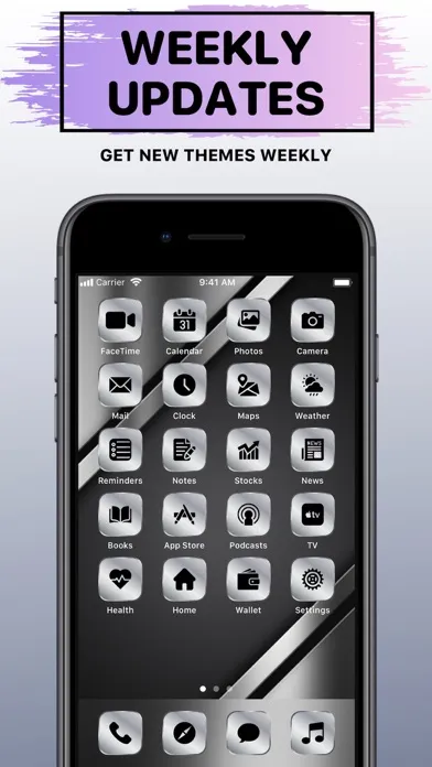 ภาพหน้าจอของ X Icon Changer: Icons & Themes