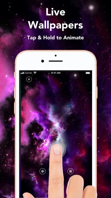 Capturas de tela do Live Wallpaper for Lock Screen