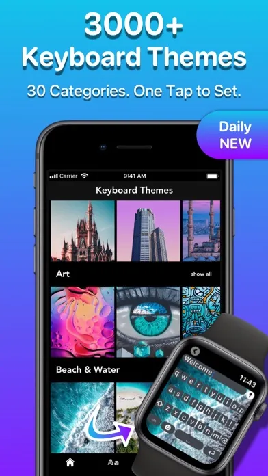 WatchKeys: Keyboard for Watch سکرین شاٹس