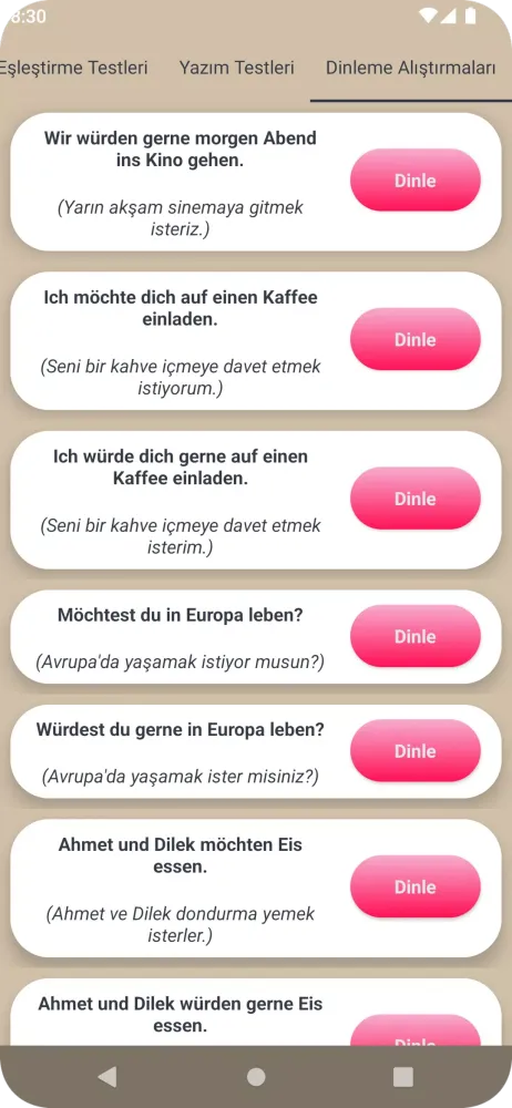 Screenshot di Almanca Kolay A2
