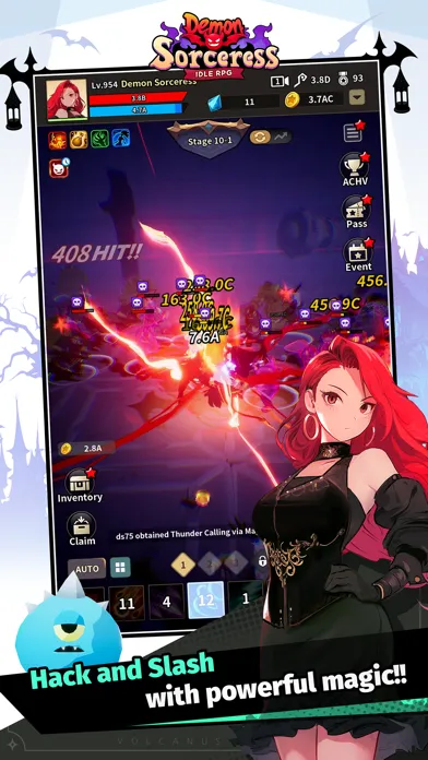 Capturas de tela do Demon Sorceress : Idle RPG