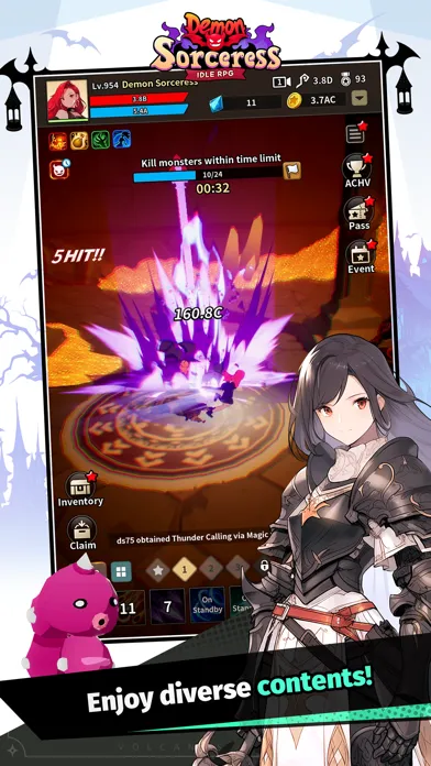 Capturas de tela do Demon Sorceress : Idle RPG