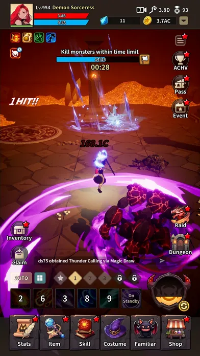 Capturas de tela do Demon Sorceress : Idle RPG