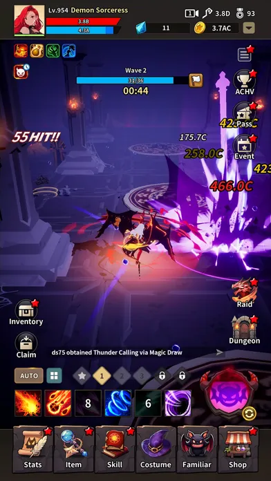 Capturas de tela do Demon Sorceress : Idle RPG