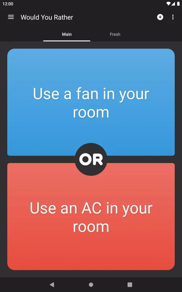 Would You Rather スクリーンショット